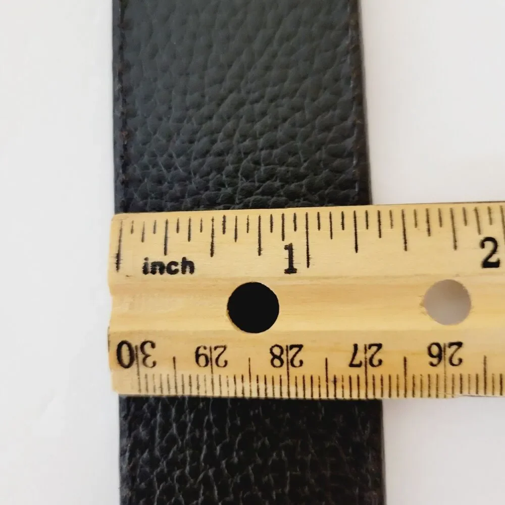 Timberland Genuine Leather Black Classic Casual Size 42/44 Mens Belt